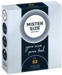 MISTER SIZE Prezervative din latex, mărimea 53, 3 buc - Mister Size Extra Fine Condoms 3 buc