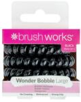 Brushworks Elastice de păr, negre, 5 buc. - Brushworks Wonder Bobble Large Black 5 buc