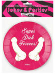 LoveToy Set 6 Farfurii Super Dick Forever
