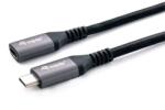 Equip Kábel - 128370 (USB-C 3.2 Gen2 hosszabbító kábel, apa/anya, 4K/60Hz, 10Gbps, 0, 5m) (128370) - hyperoutlet