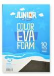 Junior Kreatív Junior dekor gumilap A/4, fekete 10 db/csomag (p9140-6060)
