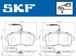 SKF fékbetétkészlet, tárcsafék SKF VKBP 80232 E