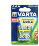 VARTA Akumulator R3 1000 mAh (AAA) 4pcs használatra kész
