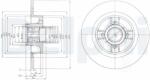 DELPHI Tarcza Ham. Z Loz. Renault Megane I 25mm (bg9029rs)