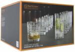 Nachtmann 12 darabos whiskys pohár készlet 345 ml, Longdrink 445 ml HIGHLAND SQUARE 101754 (101754)