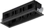 ELMARK Modena 4 Module Recessed Box With Frame Black (92MOD4GR/BL)