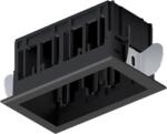 ELMARK Modena 2 Module Recessed Box With Frame Black (92MOD2GR/BL)