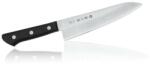 TOJIRO Кухненски нож Tojiro DP Damascus Chef, 18 см, неръждаема стомана, 37-пластова кована стомана, черен (F-332)