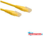 Roline Kábel UTP CAT6, 0, 5m, Roline sárga (34670) - nyomtassotthon