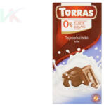 TORRAS tejcsokoládé hozzáadott cukor nélkül 75g
