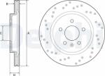 DELPHI Tarcza Ham. Opela Astra J Gtc 12- Tyl (bg4923c)