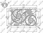 NRF ventilátor, motorhűtés NRF 47756 (47756)