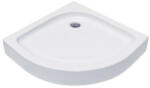 GOBE Cădiță de duș 80 x 80 cm semirotund, cu sifon și suport, T01 GOBE Standard (20440303)