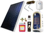 BlauTech KIT S26 cu panou solar plan 1.8 mp BlauTech, boiler termoelectric 150 L cu 2 serpentine ModEco TESY, grup pompare Pumpfix SOLAR EASY, controler solar TECH EU-21ND3, vas expansiune, lichid solar si set