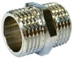 GOBE Niplu din alama cromata filet exterior-filet exterior, pentru imbinari prin filet 1/2", GOBE (280.1/2AN)