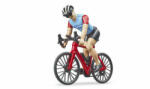 BRUDER Országúti kerékpár kerékpárossal (63110)