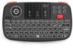 Techstar Tastatura techstar® rii i4, dual mode wireless + bluetooth, scroll, touchpad, controller, iluminata (SKU1351)