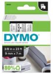 DYMO Bandă de etichete, 9 mm x 7 m, DYMO "D1", neagră transparentă