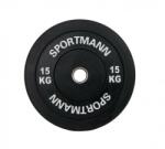 Sportmann Greutate Cauciuc Bumper Plate Sportmann 15kg/51mm