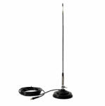 MAAS Antena Radio CB MAAS PM 27 Center Loaded, Baza Magnetica DV, Made in Italy, 60cm