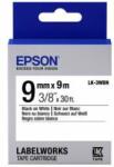 Epson Bandă de etichete Epson LK-3WBN Alb/Negru 9mm (9m) (C53S653003)