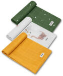 Lionelo - Set 3 scutece multifunctionale Dino, Din Bambus, 70x70 cm, Multicolor (LO-DINO_BAMBOO_BOX_MULTICOLOR)