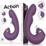 Action Turis Triple Function Clit Hitting Ball with G-Spot Pulsation & Vibration Purple Vibrator