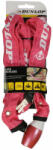Dunlop kerékpárzár, lánc záras, 120cm hosszú - rózsaszint (com8711252416984)