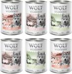 Wolf of Wilderness Wolf of Wilderness JUNIOR - Pachet mixt Expedition 6 x 400 g: 2xPasăre cu vită, miel, porc
