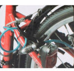 Dunlop spirális kombinációs kerékpárzár 0, 6x120cm - rózsaszint (com5902431042701)