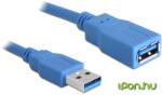 Delock USB 3.0 Hosszabbító Kék 3m 82540 (kifutott)