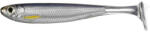 LIVETARGET Slow-roll Shiner Paddle Tail Silver/smoke 100 Mm (lt202051) - marlin