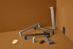  Furnipart Fogantyú BOUNCE gomb, fém szálcsiszolt (546760016-66)