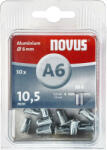  NOVUS popszegecs-anya M 4 x 10.5 alu 0.5-1.5 30db