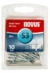  Novus popszegecsek acél S3 10 mm 5.0-6.5 20 db