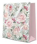 Paw Gorgeous Roses papír ajándéktáska medium 20x25x10cm