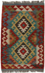 Bakhtar Kilim szőnyeg Chobi 64x96 kézi szövésű afgán gyapjú kilim (102234)