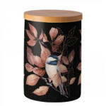 Ambiente AMB. 17517790 Lovely chickadee black porcelán konyhai tároló 13, 5x10cm (871215919o236)