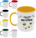  Bee-utiful Anya és méhecskéi (Személyre szabható) - Színes Bögre (153799)