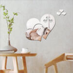 MOZA Acrylic Home Decor Akril fali dekoráció - Dupla szív