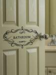 Vanco-Up Falmatrica fürdőszobába - "Bathroom" felirat 2