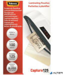Fellowes Meleglamináló fólia, 125 mikron, 54x86 mm, fényes, 100 db, FELLOWES (5306302) - alter