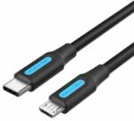 Vention USB-C 2.0 - Micro-B kábel 2A 1m fekete (COVBF)