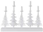 EMOS DCAW14 24 cm 2x AA beltéri meleg fehér időzítős karácsonyfák gyertyákkal LED gyertyatartó (DCAW14)