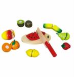 Viga Toys Fructe de feliat din lemn cu velcro (V56290)