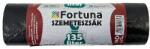 Fortuna Szemeteszsák FORTUNA 135L fekete 70x110 cm 10 db/tekercs