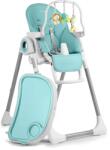 IMK iMK® gyermek asztali szék, világoskék, összecsukható, állítható magasságú, lábtartó és kivehető tálca, játékrúddal (IMK-4776200)