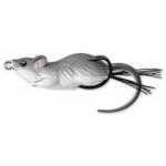 LIVETARGET Mouse Walking Bait Grey/white 70 Mm 14 G (lt201501) - fishing24