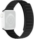 Ricardo Curea pentru Apple Watch 42/44/45mm, curea textilă magnetică, negru