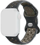 Ricardo Curea pentru Apple Watch 42/44/45mm, silicon sport, neagră